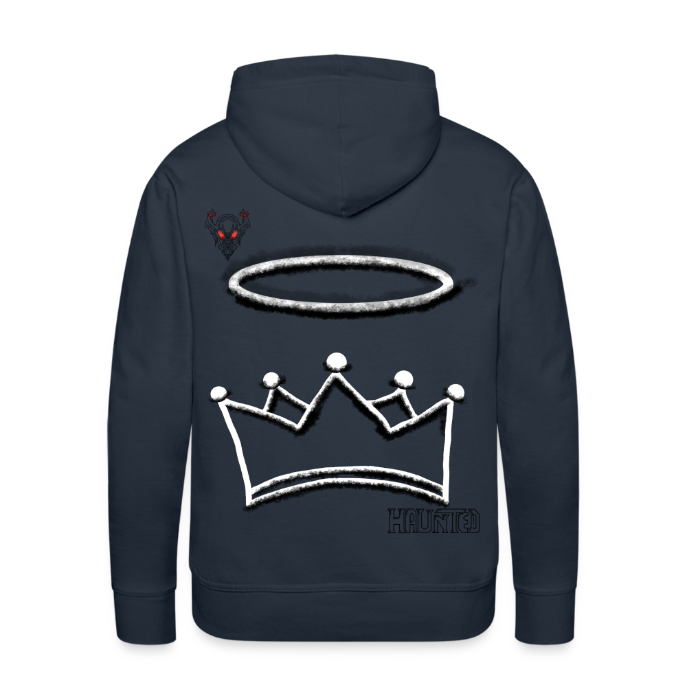Man Hoodie Cown and Ring Dark - Navy