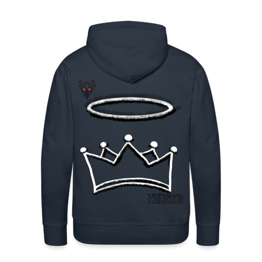 Man Hoodie Cown and Ring Dark - Navy
