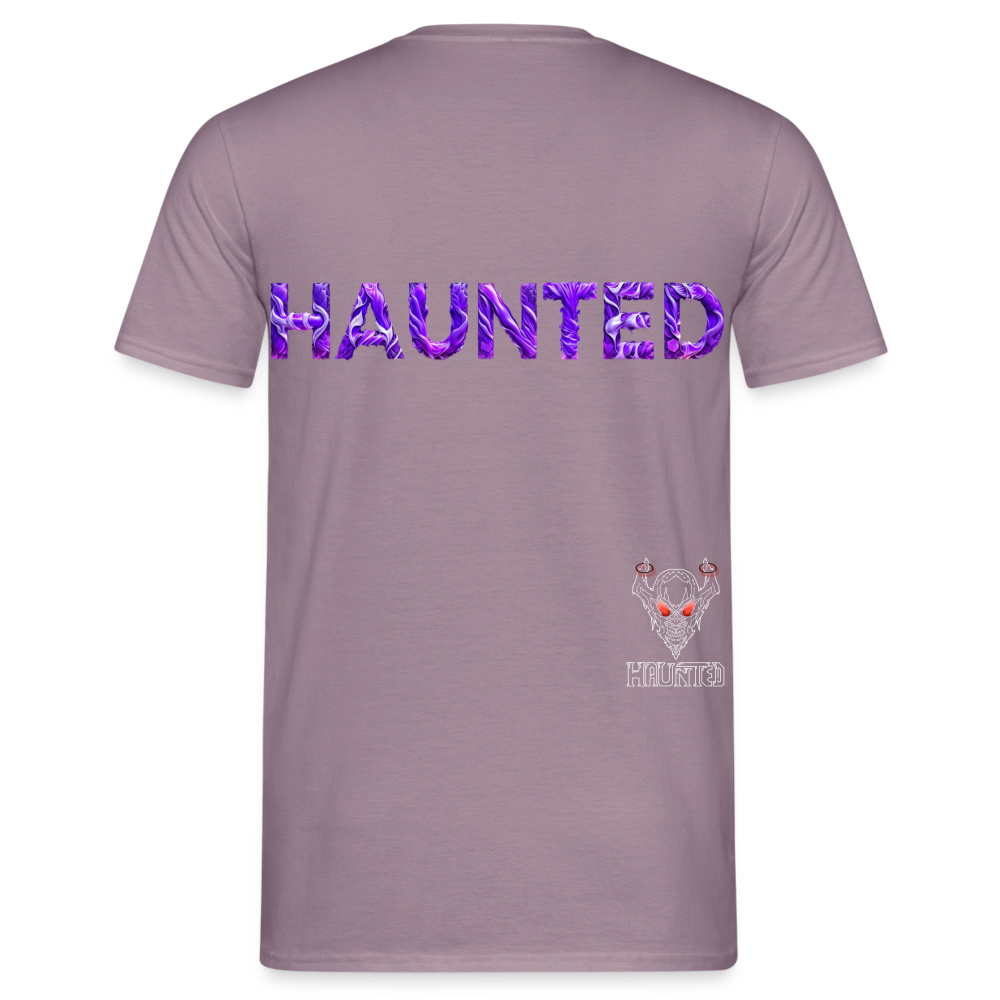 Men T-Shirt Violet Whispers Essence - Lilagrau 