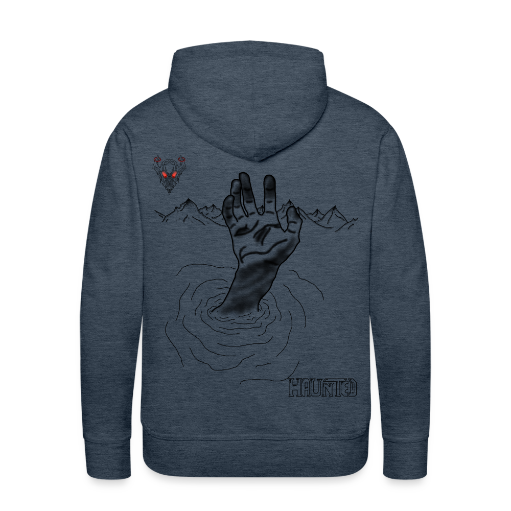 Man Hoodie Drowning - Jeansblau