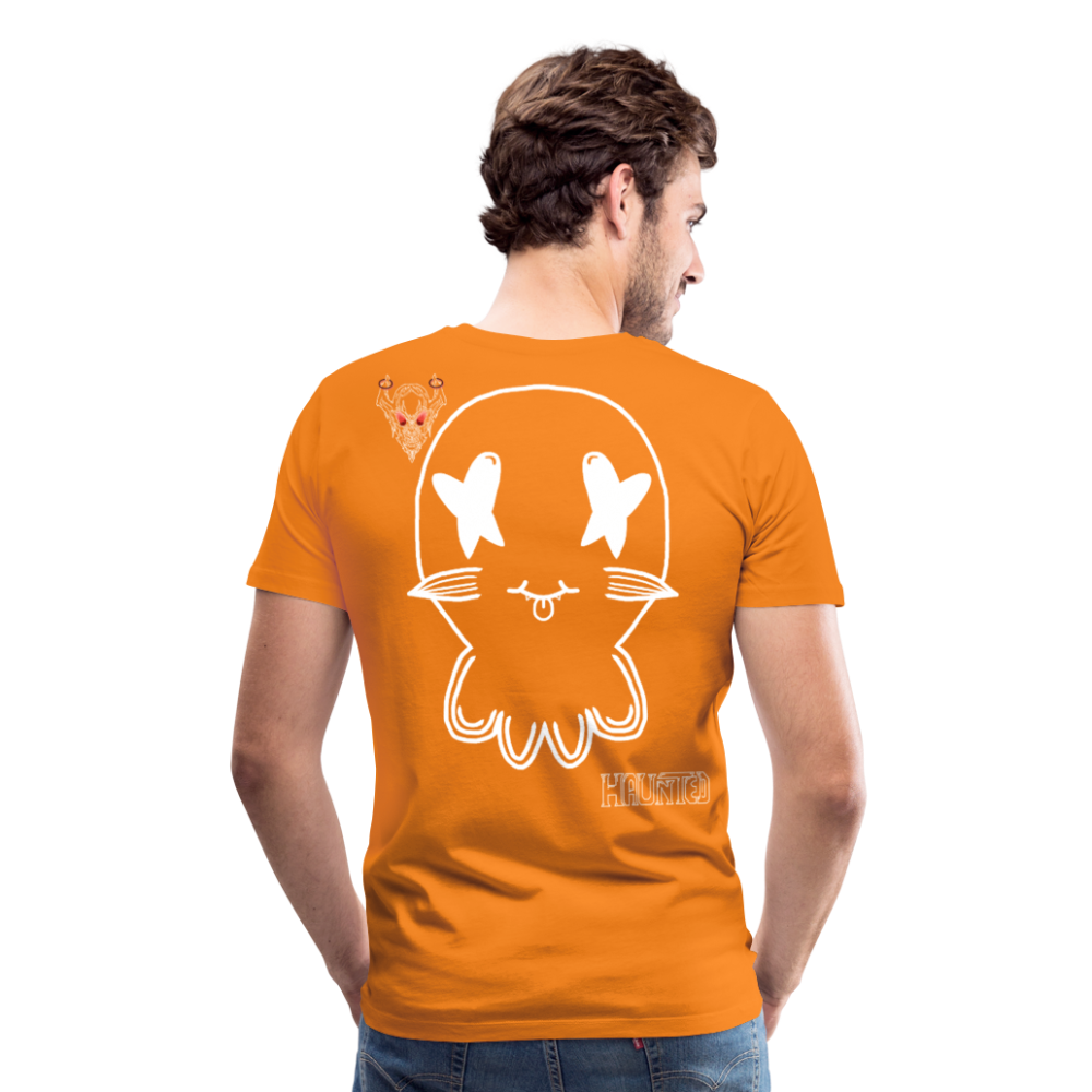 Man T-Shirt Ghost No Doodle Light - Orange