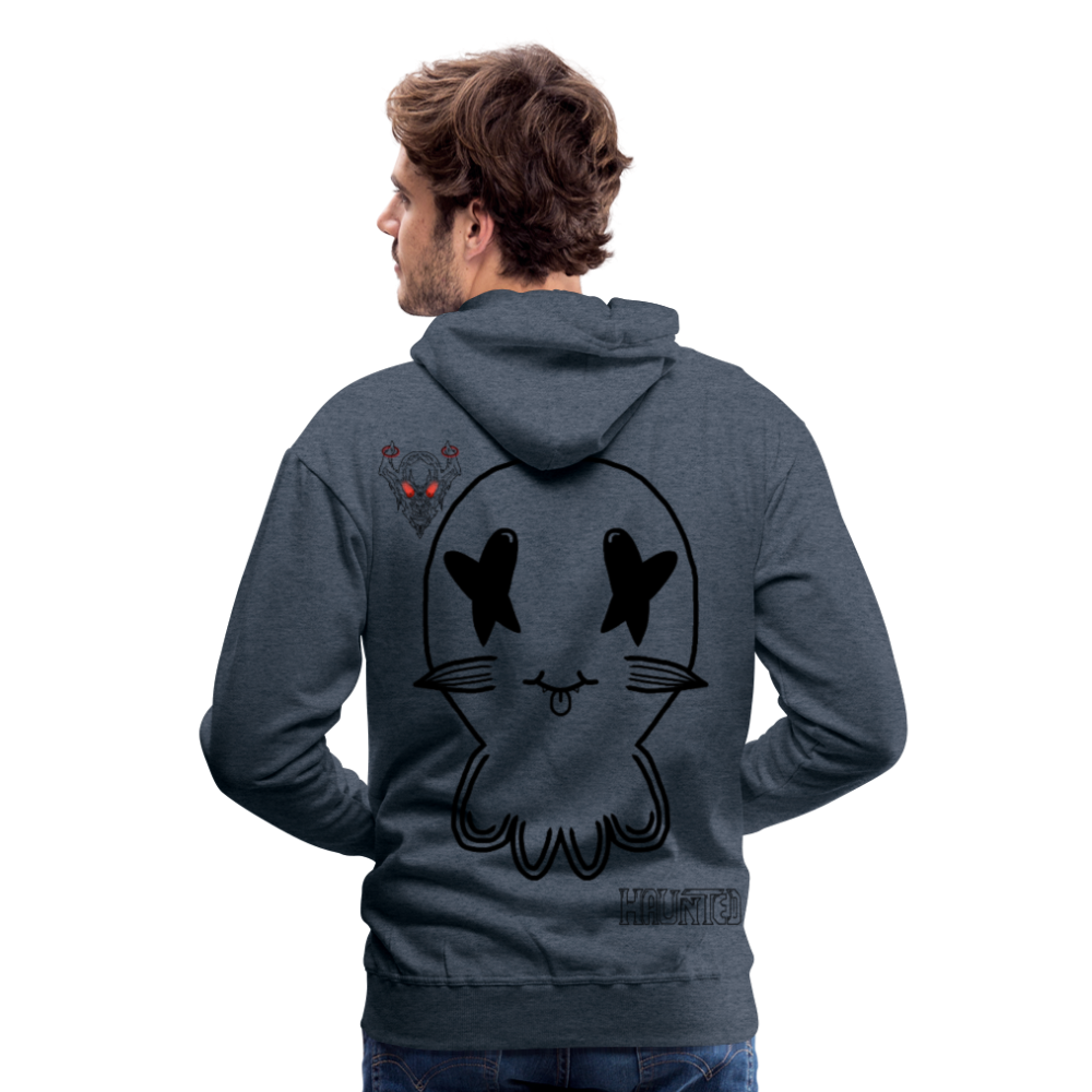 Man Hoodie Ghost No Doodle Dark - Jeansblau