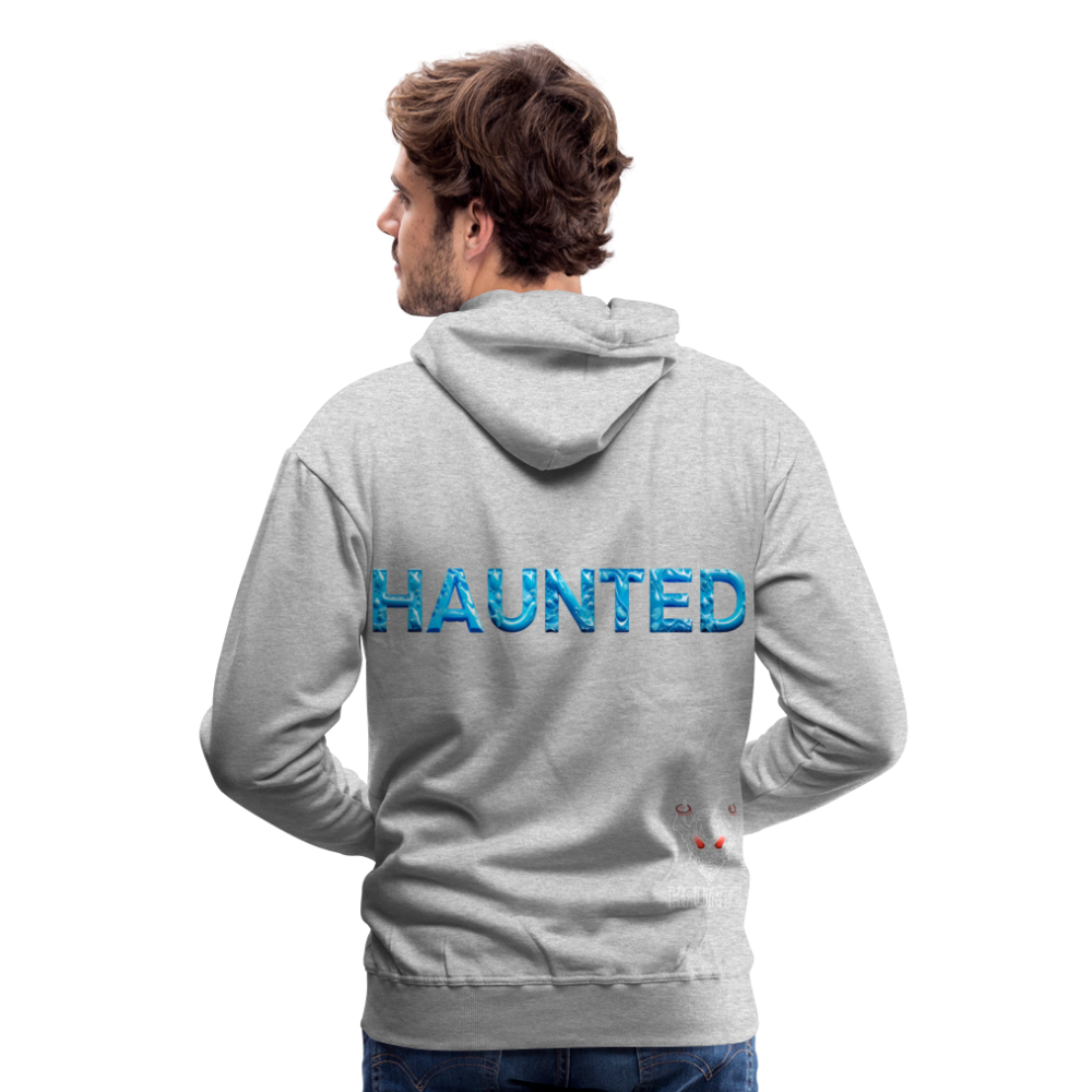 Men Hoodie Aqua Spirit Flow - Grau meliert