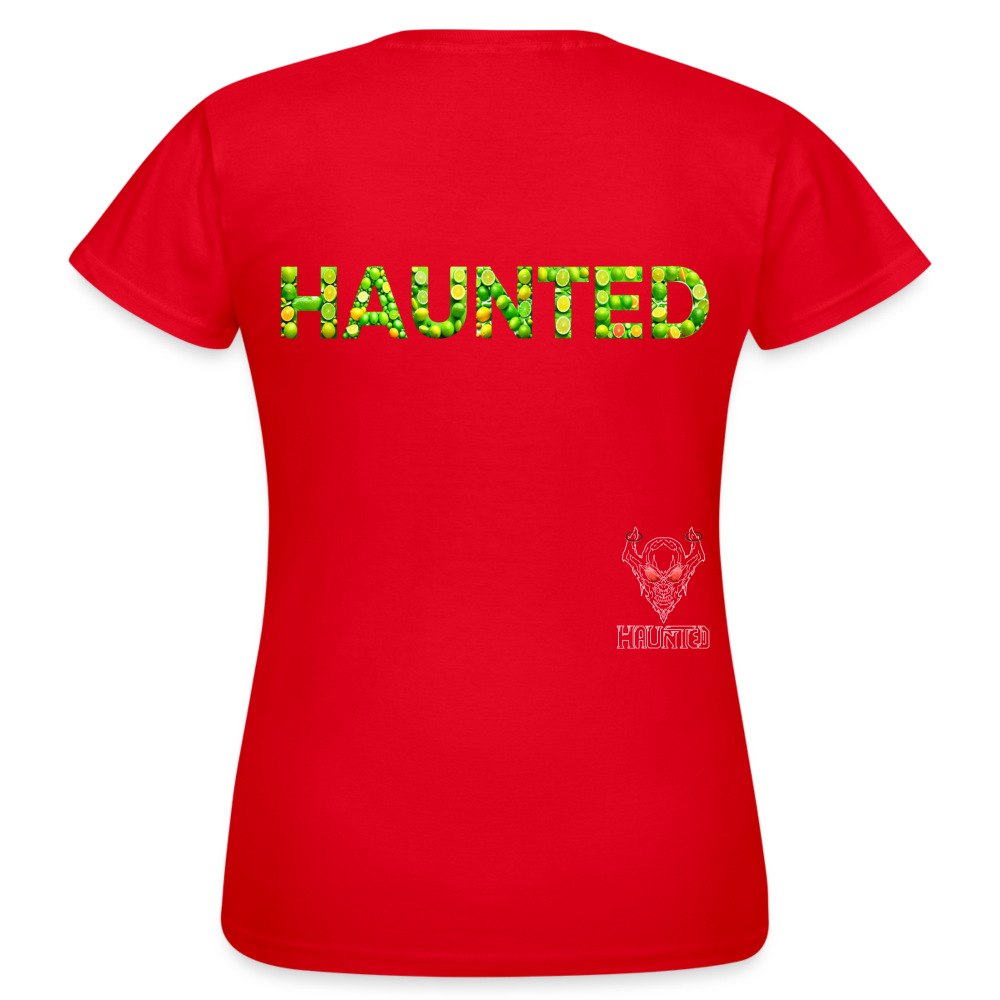 Women T-Shirt Citrus Burst Splash - Rot