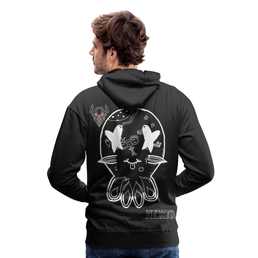 Man Hoodie Ghost Doodle Light - Schwarz