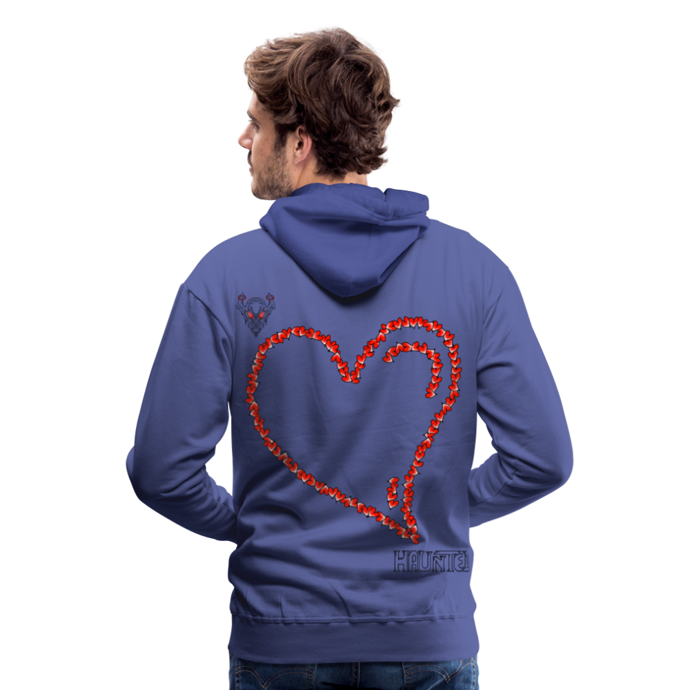 Man Hoodie Hearts Dark - Königsblau