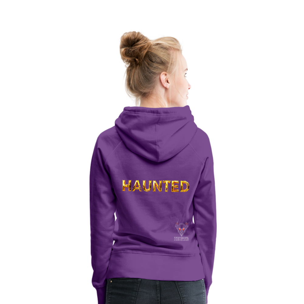 Women Hoodie Molten Gold Luxe - Purple