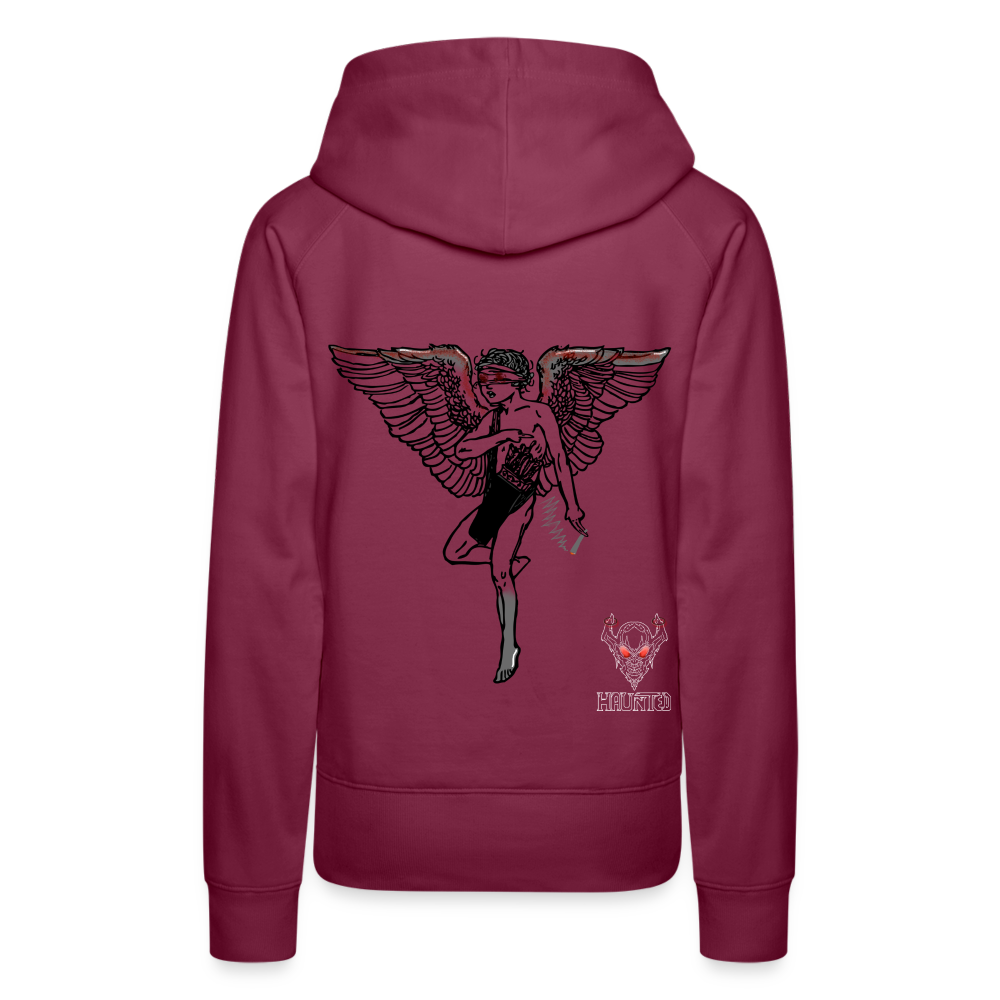 Woman Hoodie There Is No Heaven bloody - Bordeaux