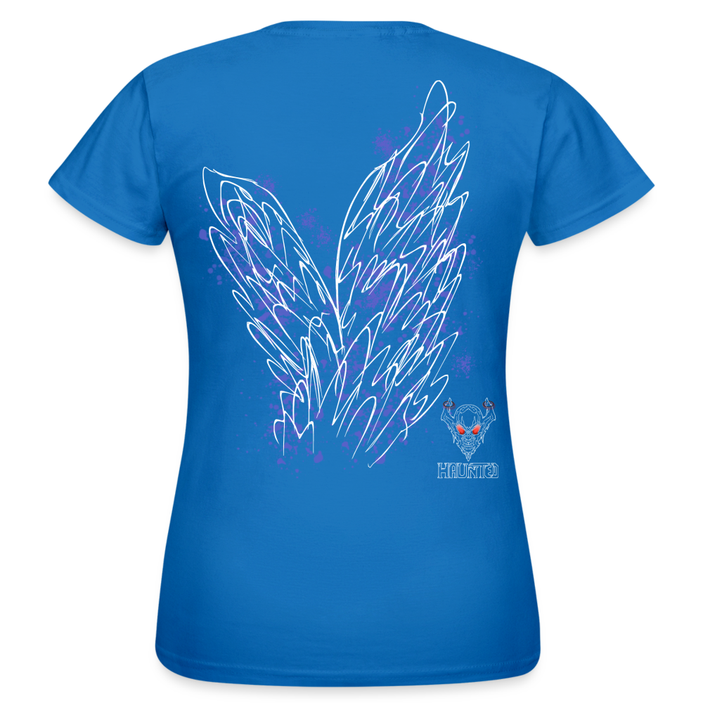 Women T-Shirt Light Blue Wings - Royalblau