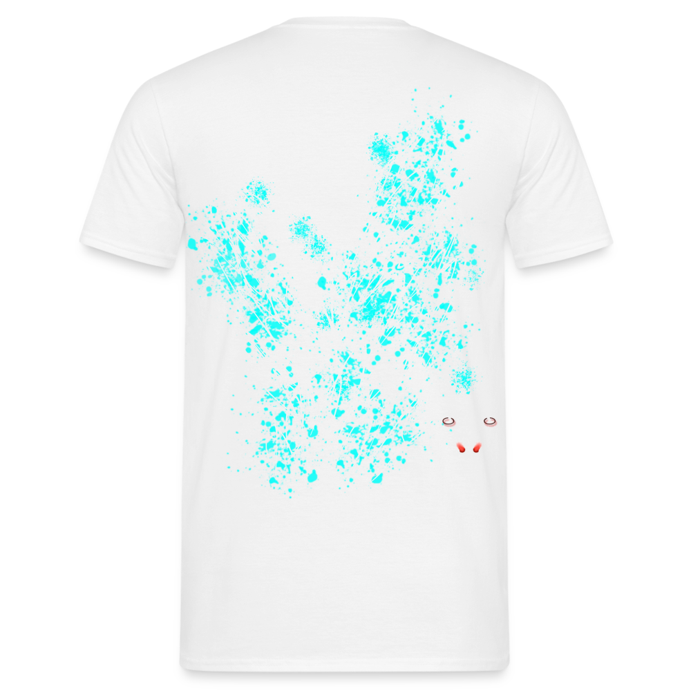 Men T-Shirt Aqua Wings - Weiß