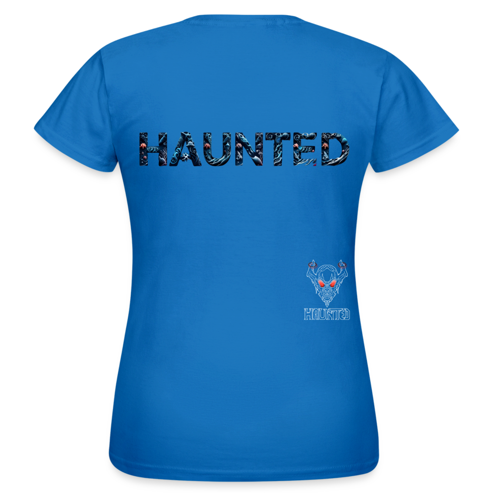 Women T-Shirt Abyssal Coral Glow - Royalblau