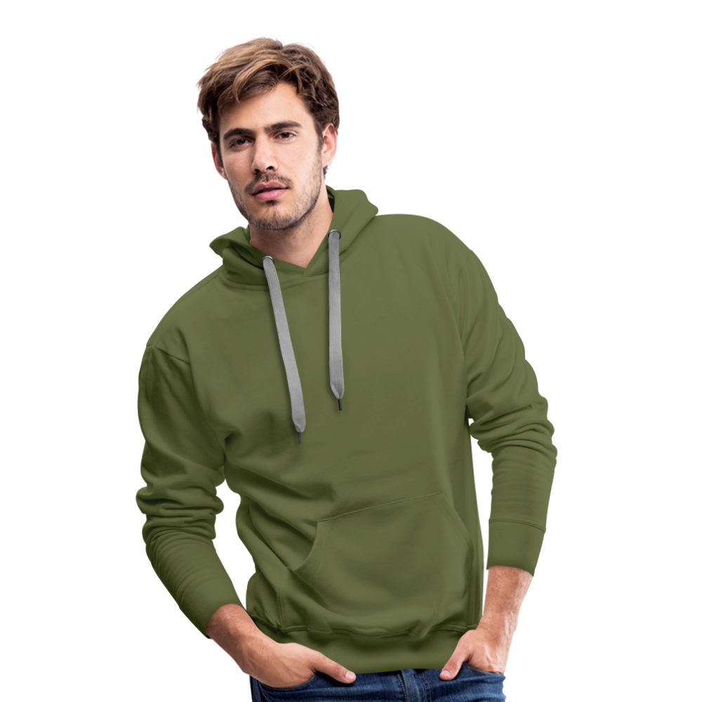 Men Hoodie Aqua Wings - Olivgrün