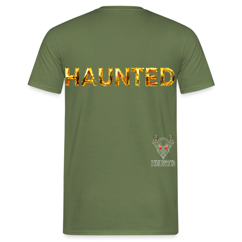 Men T-Shirt Molten Gold Luxe - Militärgrün