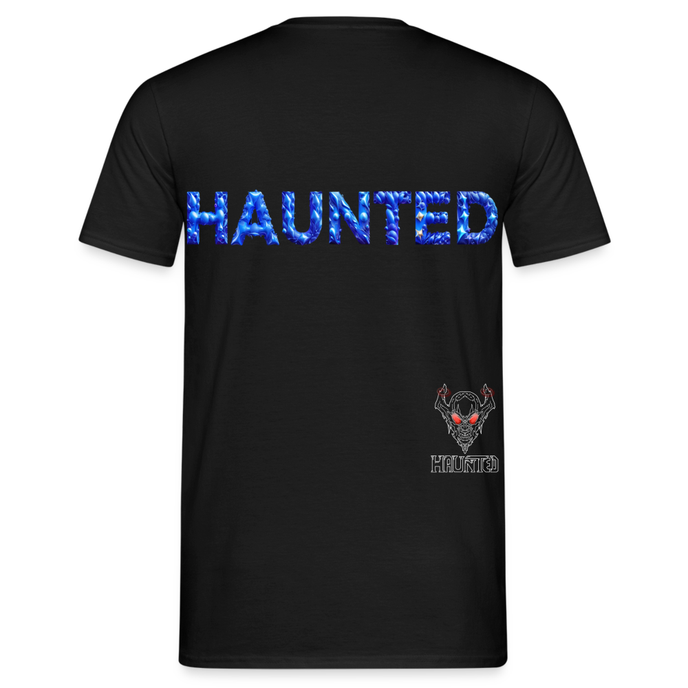 Men T-Shirt Sapphire Night Glow - Schwarz