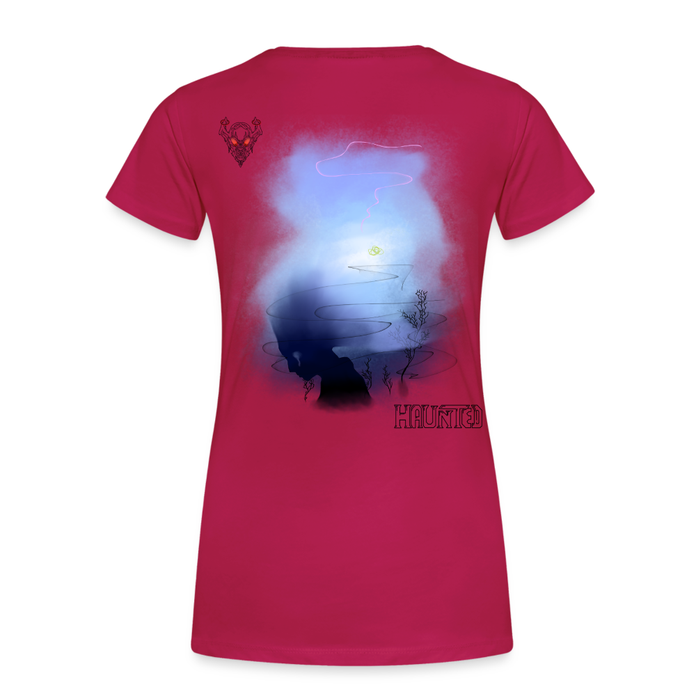 Woman T-Shirt Fading - dunkles Pink