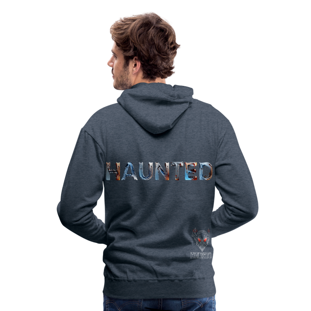 Men Hoodie Aqua Ember Elixir - Jeansblau
