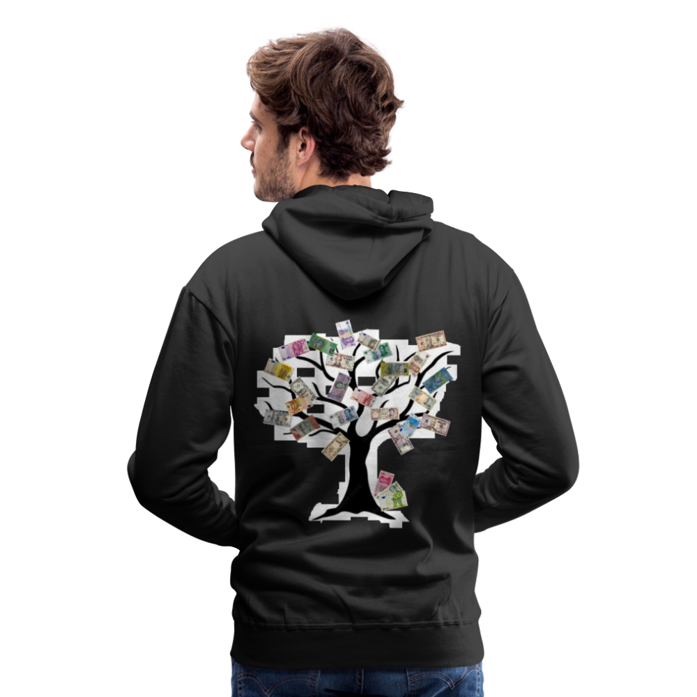 Men Hoodie Money Tree - Schwarz