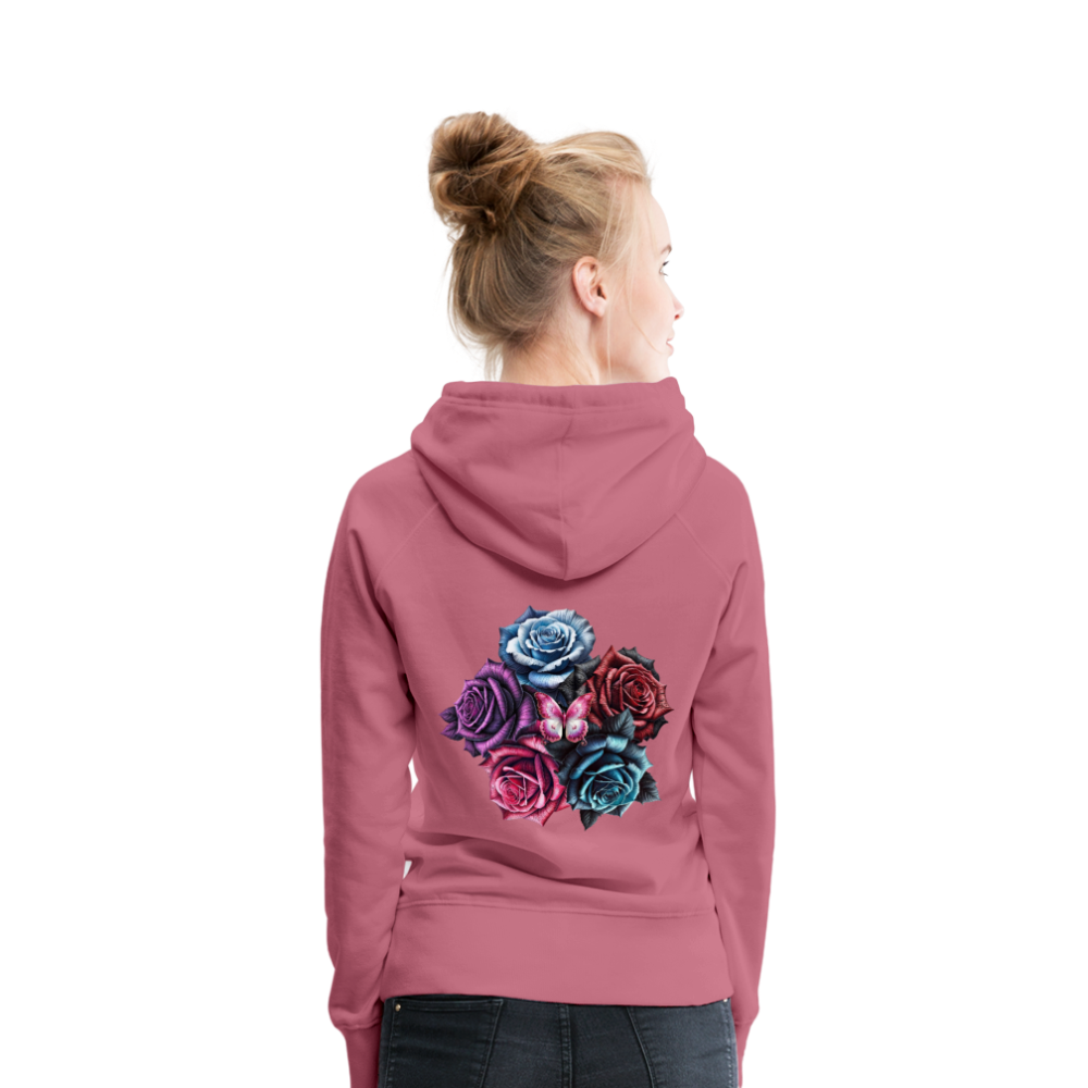 Women Hoodie Rose Circle - Malve