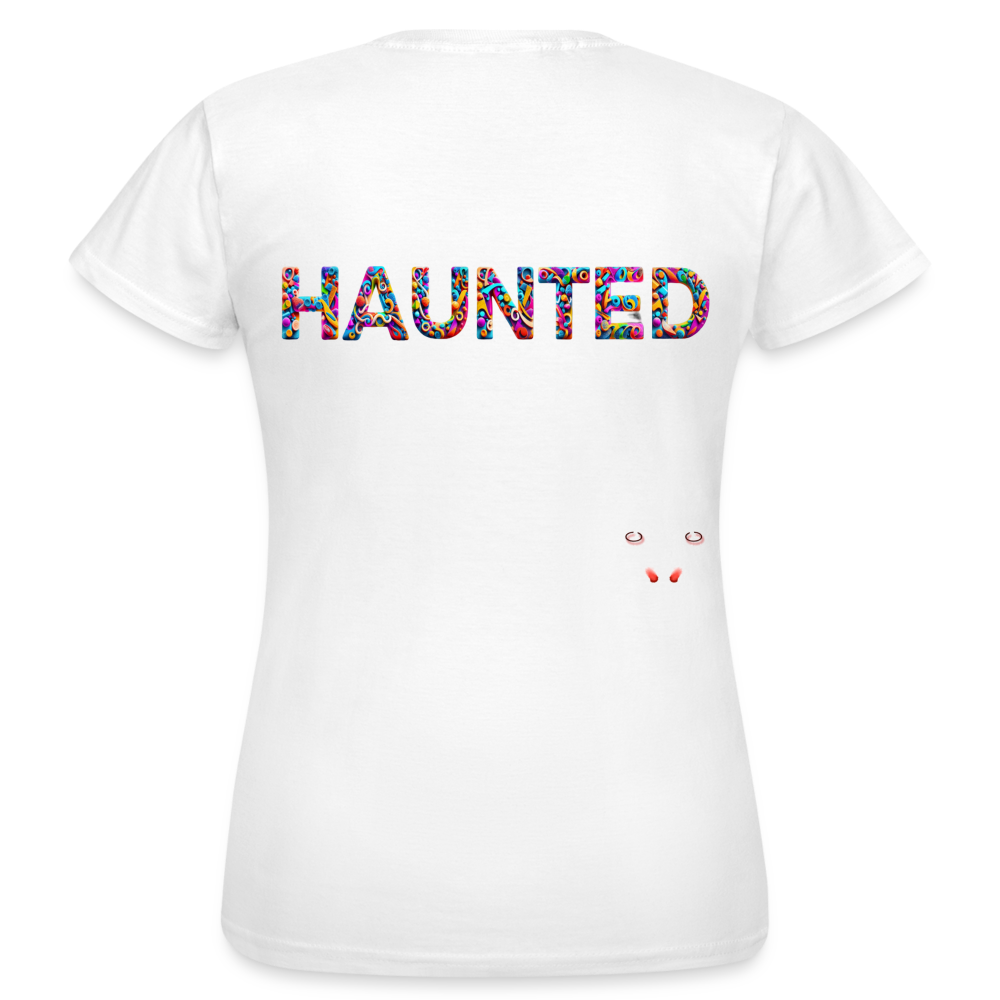 Women T-Shirt Haunted Doodle Dreams - Weiß