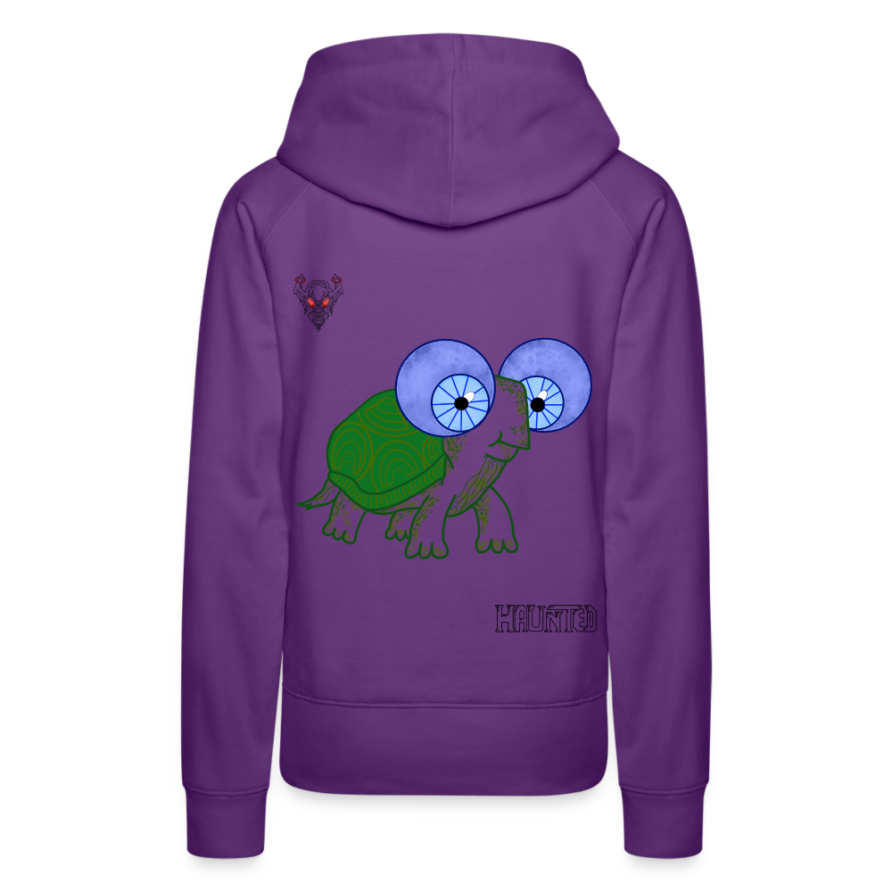 Woman Hoodie Turtle - Purple