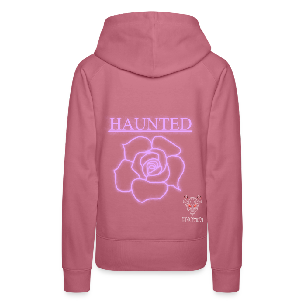 Women Hoodie Light Pink Neon Rose - Malve