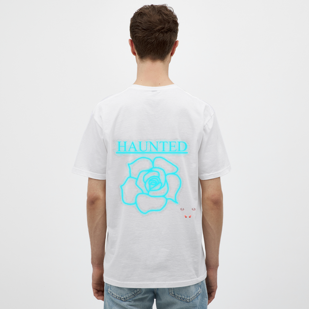Men T-Shirt Original Neon Rose - Weiß