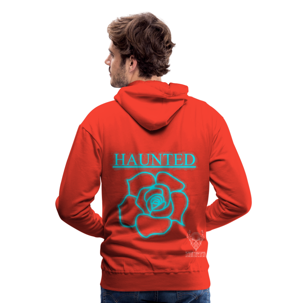 Men Hoodie Original Neon Rose - Rot