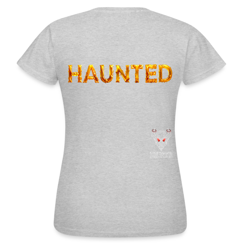 Women T-Shirt Golden Nectar Glow - Grau meliert