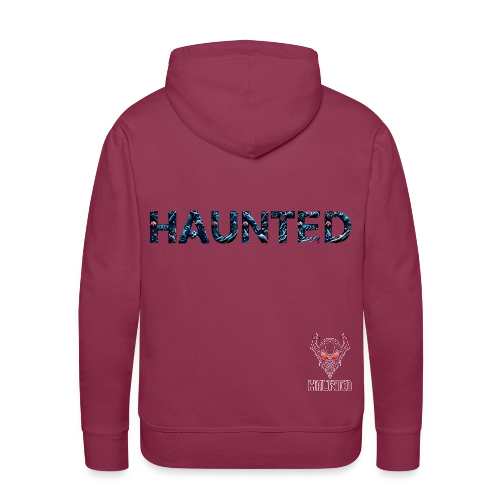 Men Hoodie Abyssal Coral Glow - Bordeaux