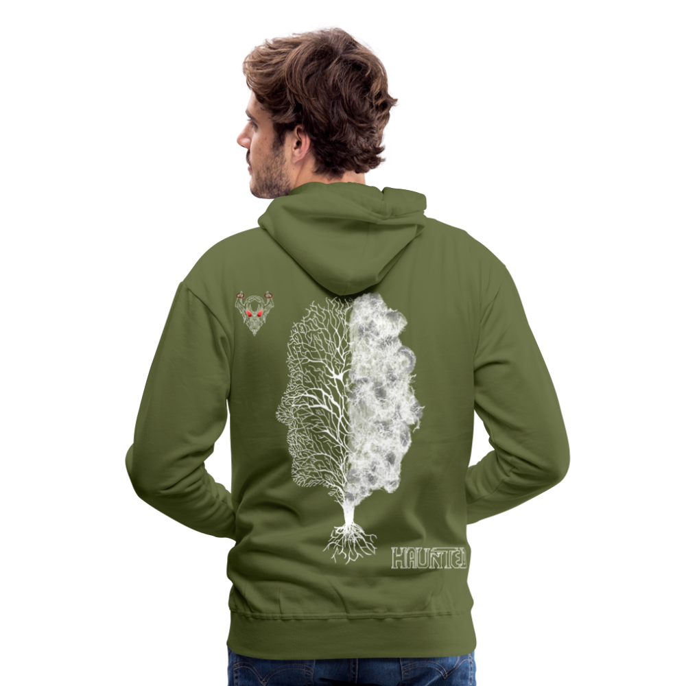 Man Hoodie Dead or Alive - Olivgrün