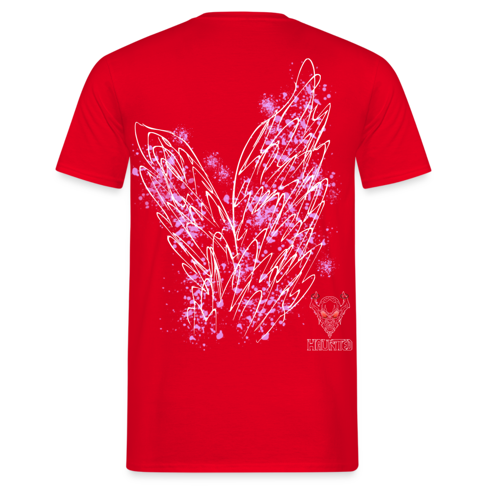 Men T-Shirt Light Purple Wings - Rot