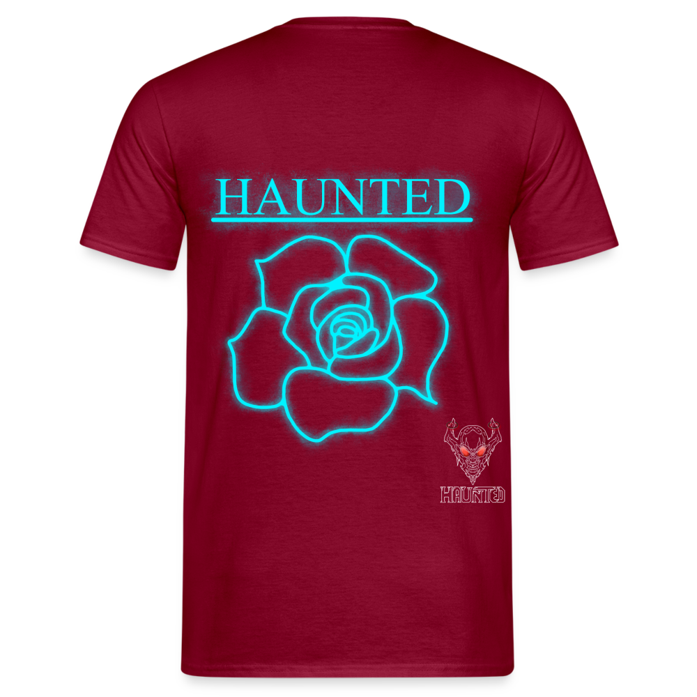 Men T-Shirt Original Neon Rose - Ziegelrot