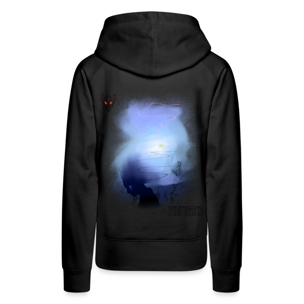 Woman Hoodie Drowning - Schwarz