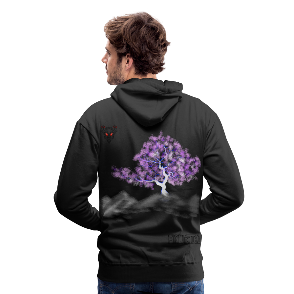 Man Hoodie Cherry Blossom - Schwarz