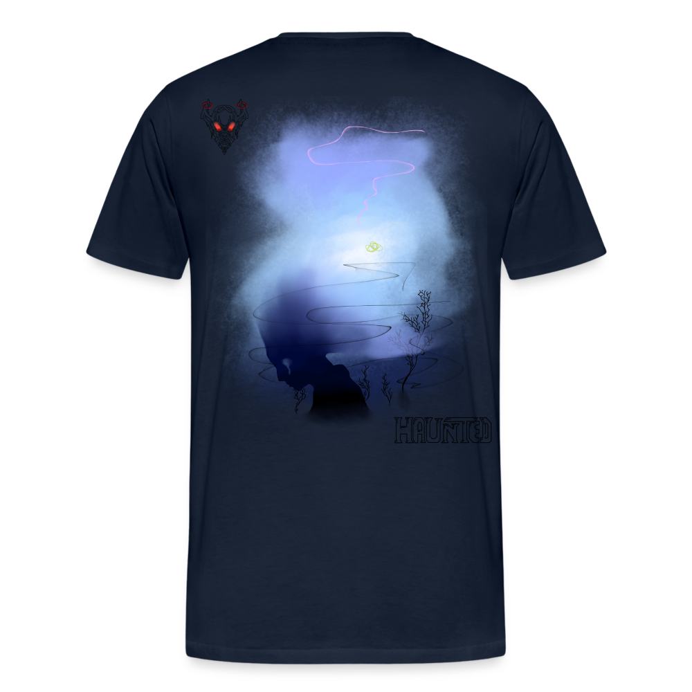 Man T-Shirt Fading - Navy