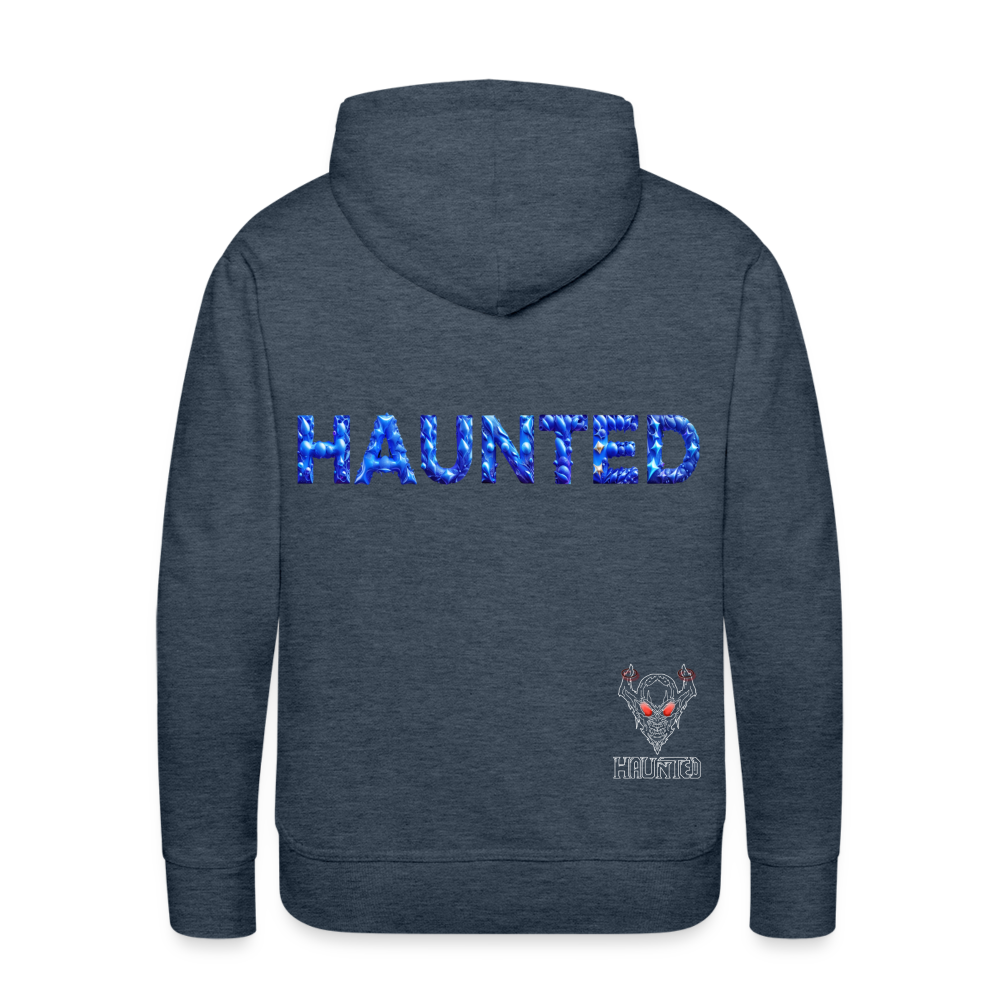 Men Hoodie Sapphire Night Glow - Jeansblau