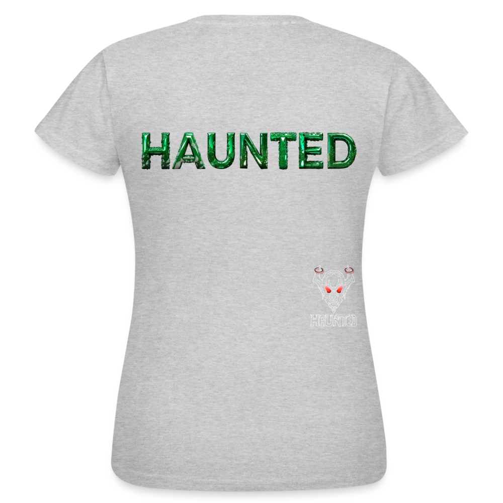 Women T-Shirt Mystic Emerald Dew - Grau meliert