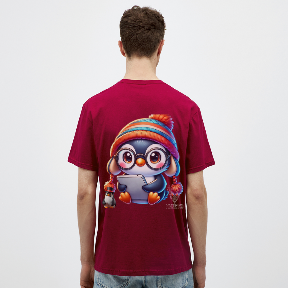 Men T-Shirt KasPenguin with Pad - Ziegelrot