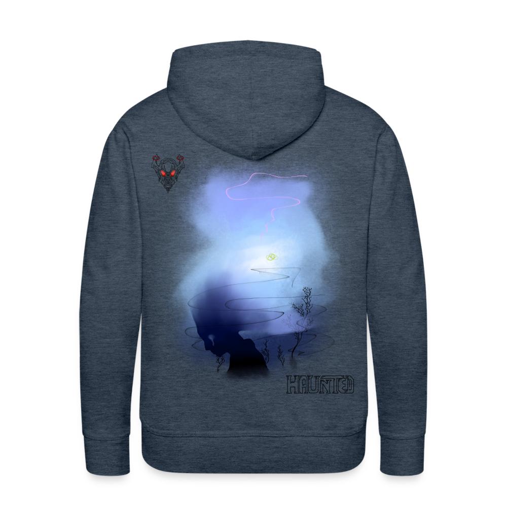 Men Hoodie Drowning - Jeansblau