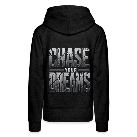 Women Hoodie Chase Your Dreams - Anthrazit