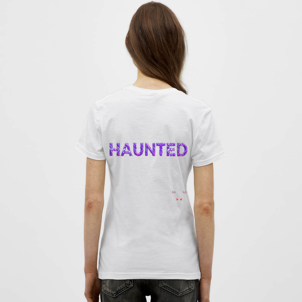 Women T-Shirt Violet Whispers Essence - Weiß