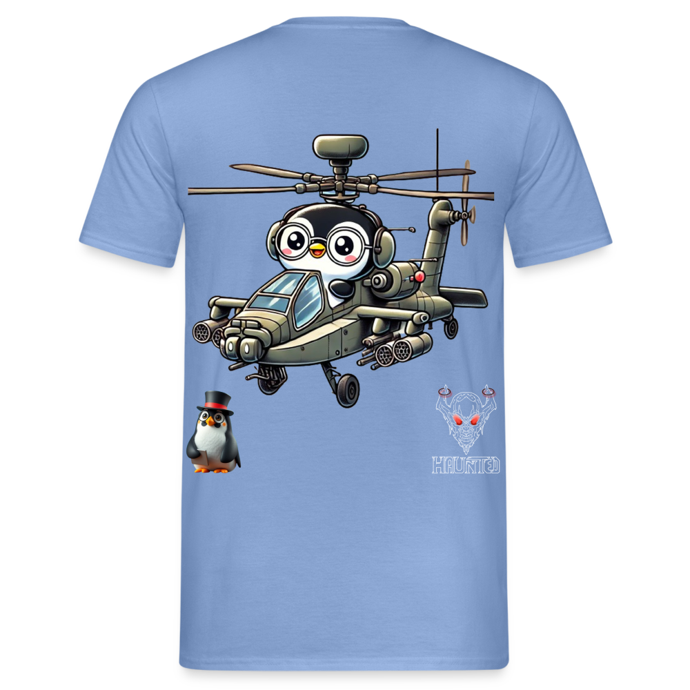 Men T-Shirt KasPenguin in Apache - carolina blue