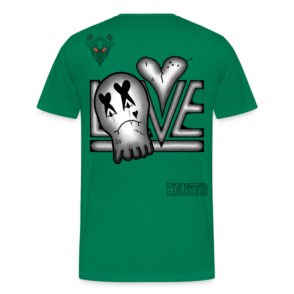 Man T-Shirt LOVE - Kelly Green