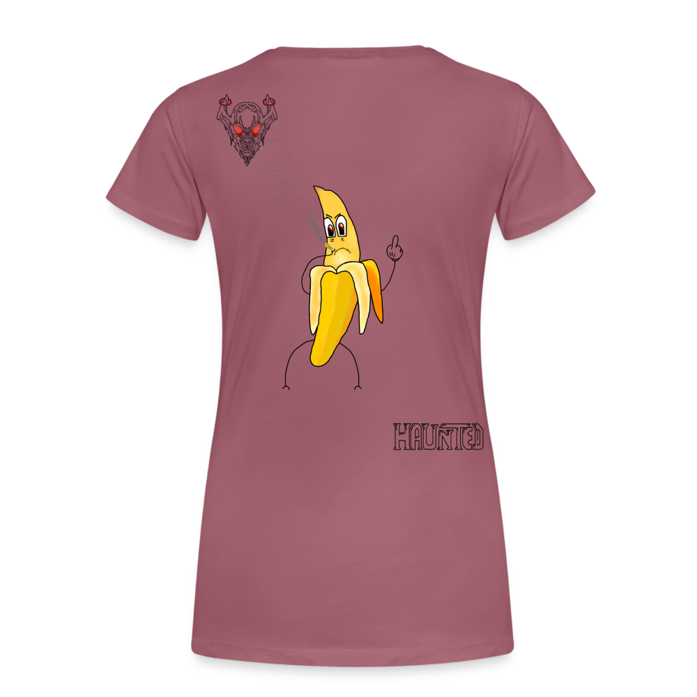 Woman T-Shirt Pissed Bananna - Malve