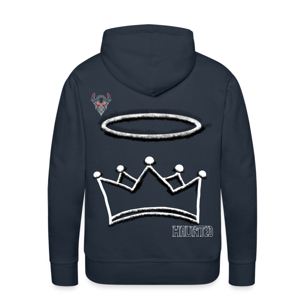 Man Hoodie Crown and Ring Light - Navy