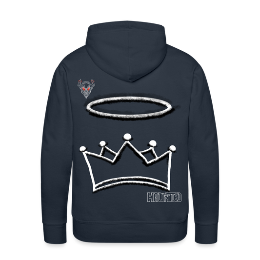 Man Hoodie Crown and Ring Light - Navy