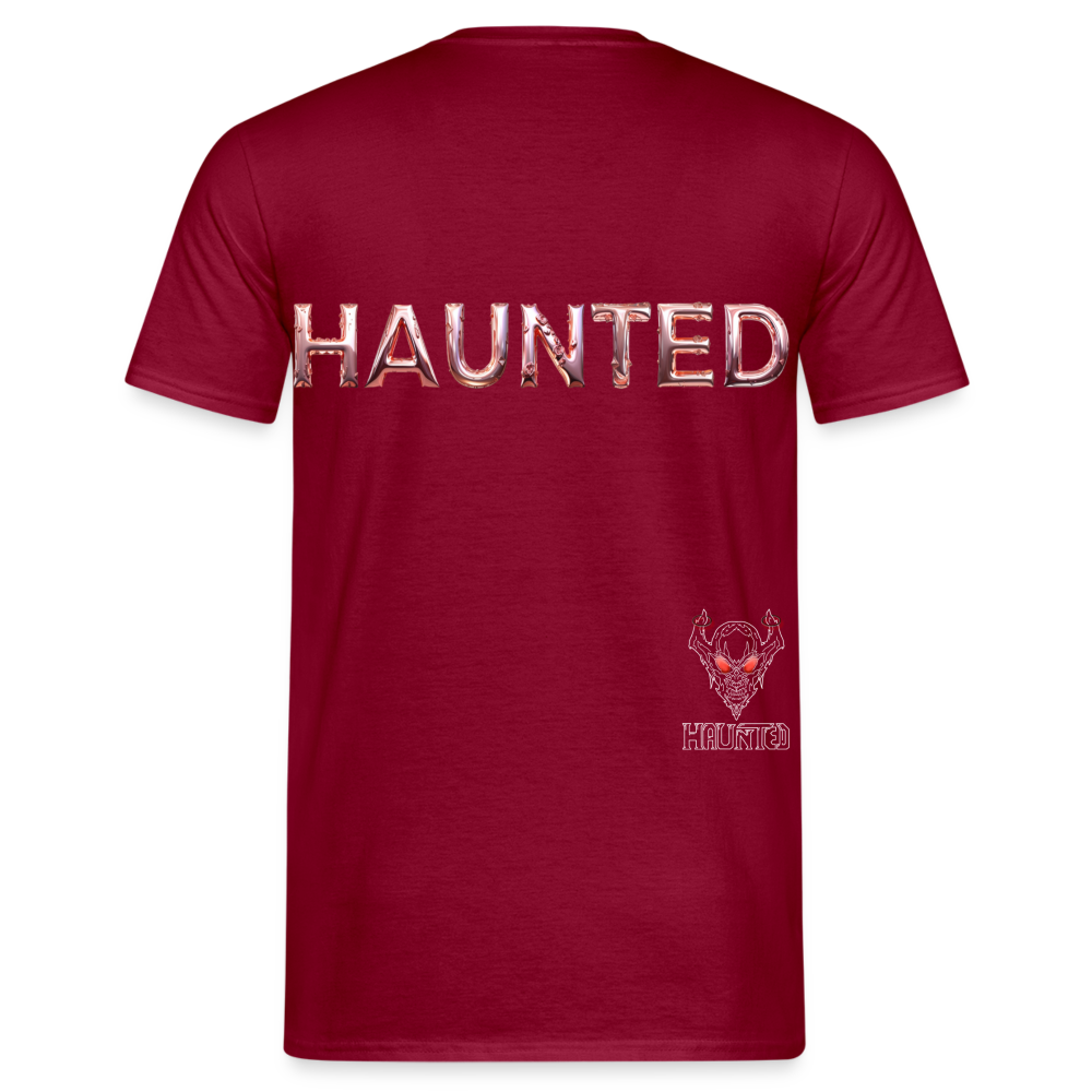 Men T-Shirt Rose Gold Radiance - Ziegelrot