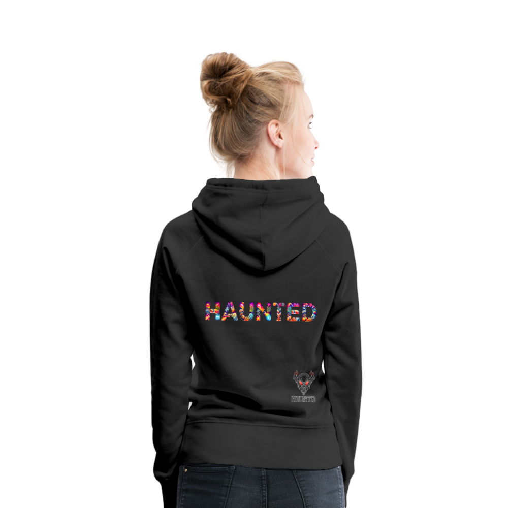 Women Hoodie Tropical Glow Essence - Schwarz