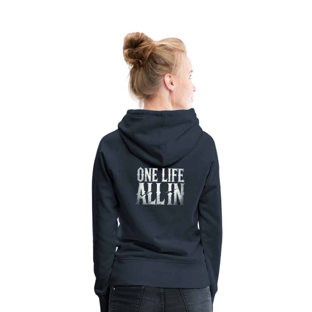 Women Hoodie One Life All In - Navy