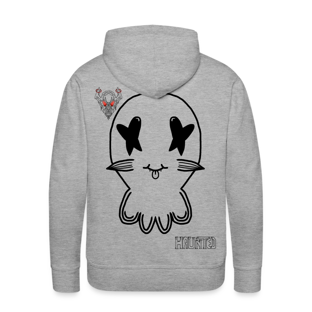 Man Hoodie Ghost No Doodle Dark - Grau meliert